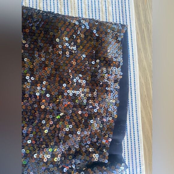 J.Crew Collection Romper Sequin Black Size 6 Low Back Lined Pockets - Picture 15 of 16